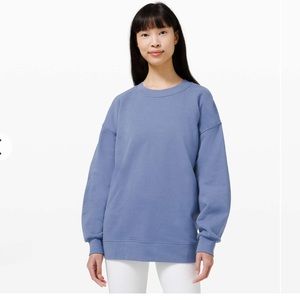 Lululemon perfectly oversized crew water drop size 4